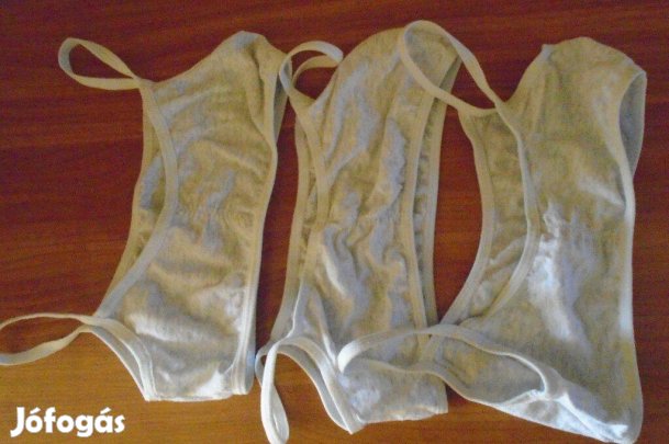 3 darab szürke pamut melltartó kislánynak