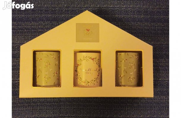 3 darabos gyertya szett (pacsuli)