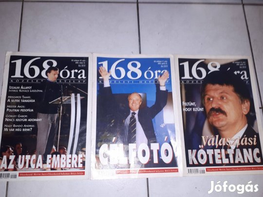 3 db 168 óra magazin - 2002