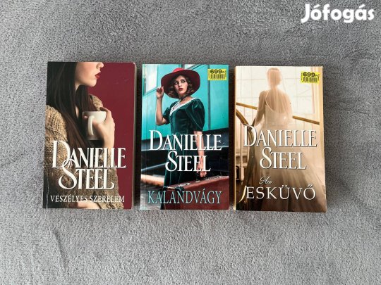 3 db Danielle Steel könyv