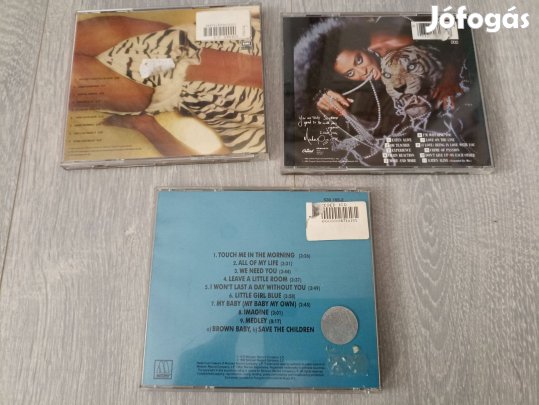 3 db Diana Ross gyári cd album Hibátlan