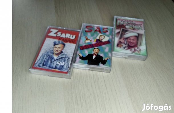 3 db Sas kabaré / Kazetta (Egyben 1500 Ft.)
