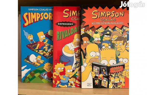 3 db Simpson család képregény