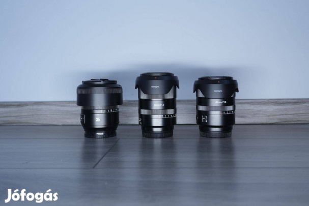 3 db Sony FE AF objektív