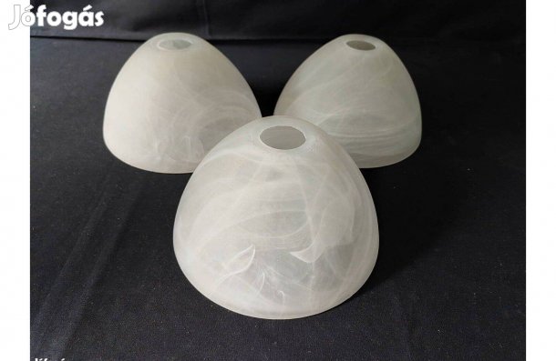 3 db. Opálüveg, Vastag kúpos búra