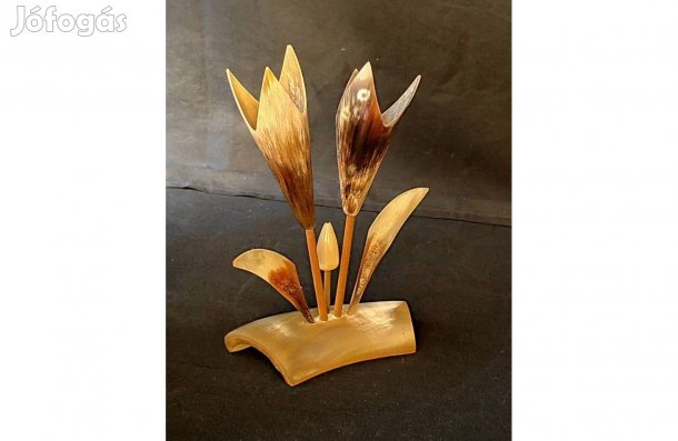 3 db., retro Szaruból készült tárgyak egyben