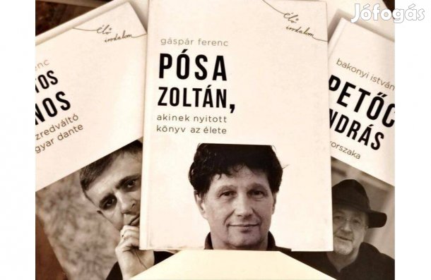 3 db. könyv Petőcz, Csontos, Pósa- Élő irodalom sorozat