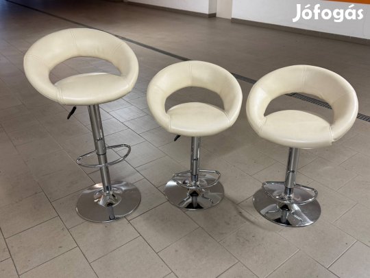 3 db állítható magasságú Miami bárszék