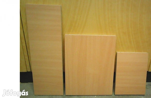 3 db bükk laminált lap