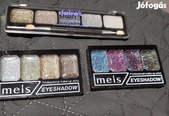 3 db csillámos szemhéjfesték