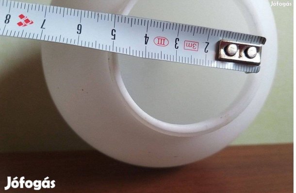 3 db fehér gömb lámpabúra