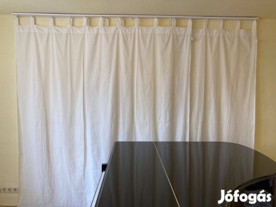 3 db füles függöny
