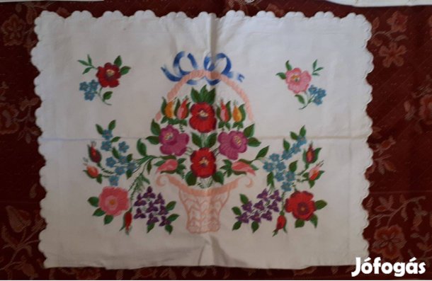 3 db hímzett kispárnahuzat