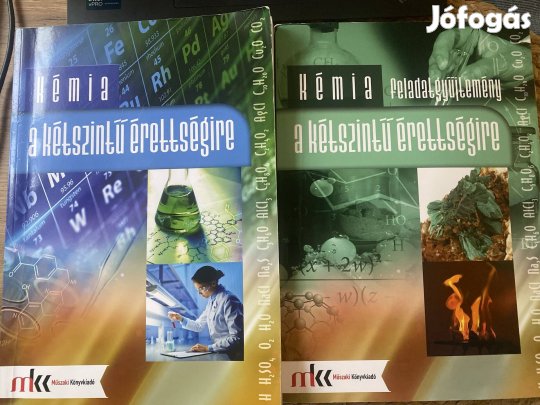 3 db kémia felkészítő, emelt érettségi könyv és munkafüzet