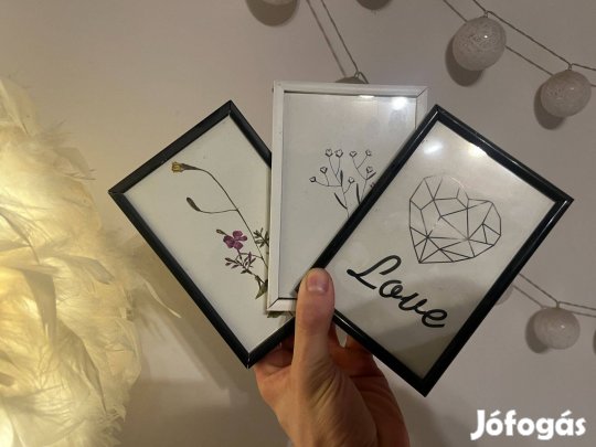 3 db képkeret szettben eladó