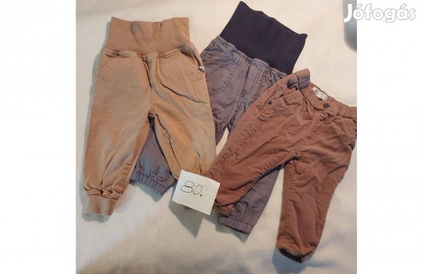 3 db kisnadrág kisfiúnak, 80-as méretűek