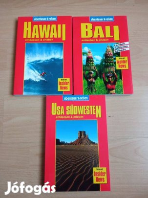 3 db német utikönyv együtt 1500 Ft
