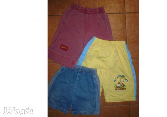 3 db nyári rövidnadrág lánynak - 122-es
