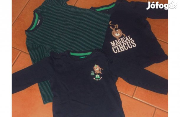 3 db oroszlános hosszú ujjú póló együtt! 86-92