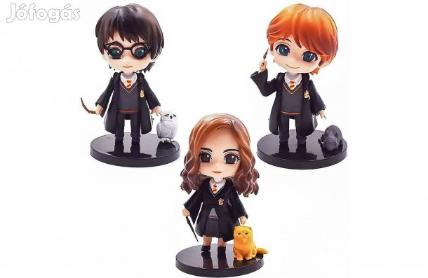 3 db-os Harry Potter jellegű figura szett