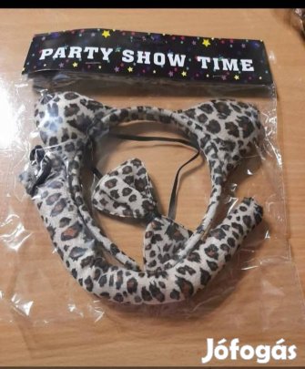 3 db-os Leopárd Gepárd jelmez szett 