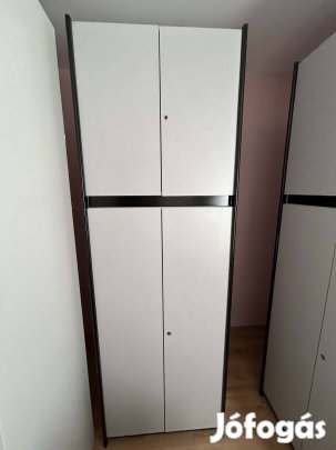 3 db-os szekrény szett - 2 magas szekrény + gurulós fiókos