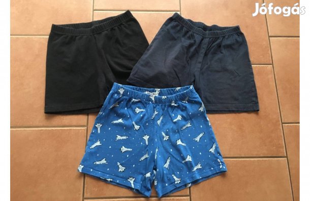 3 db pizsama rövidnadrág csomagban! 134-es