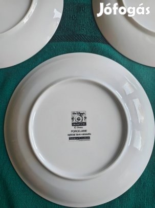 3 db porcelán tányér együtt