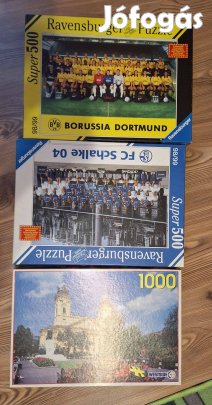3 db puzzle, 500, 1000 db együtt