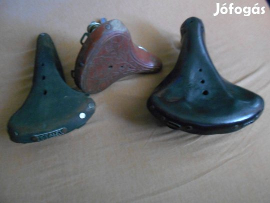 3 db retro bőr nyereg