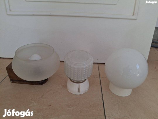 3 db retro fali lámpa