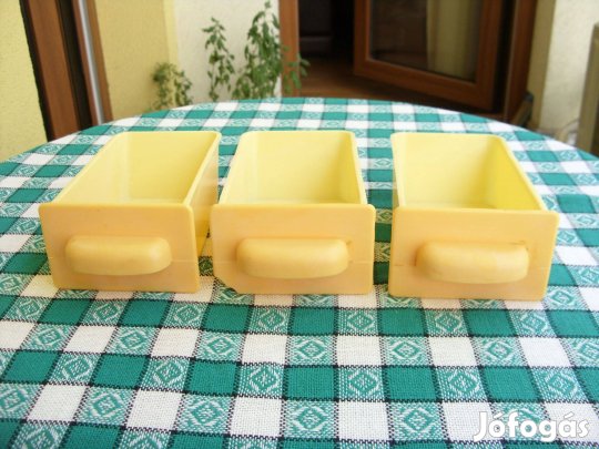 3 db retró konyhaszekrény fiók