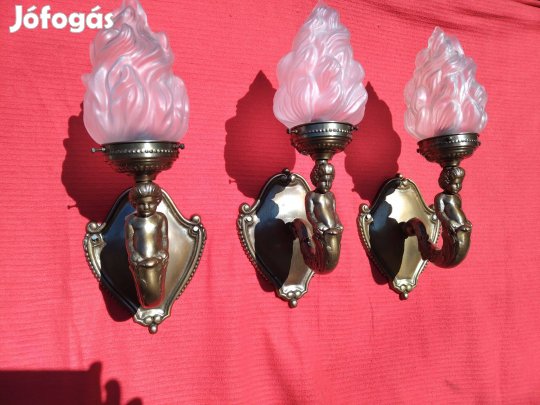 3 db réz antik falikar egyben eladó