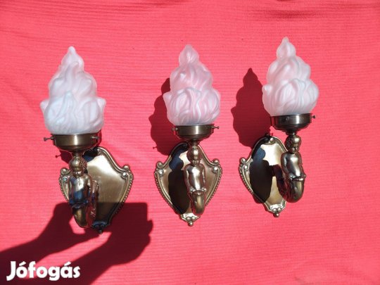 3 db réz antik falikar egyben eladó