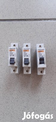 3 db új C40-es kismegszakító