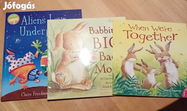 3 db új angol nyelvű mesekönyv: When we are together