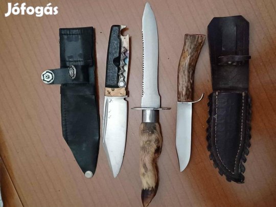 3 db vadászkés egyben eladó!