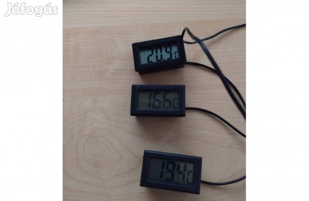 3 digitális hőmérő eladó