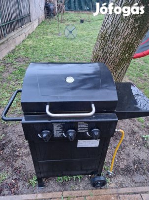 3 égős gázos grillsütő / kerti gázgrill megkímélt állapotban