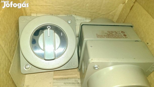 3 fázisú 32 Amperes, fém tokozású kapcsoló NDK gyártmány