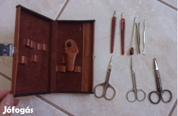3 féle körömvágó olló kisolló és kézápolási eszközök