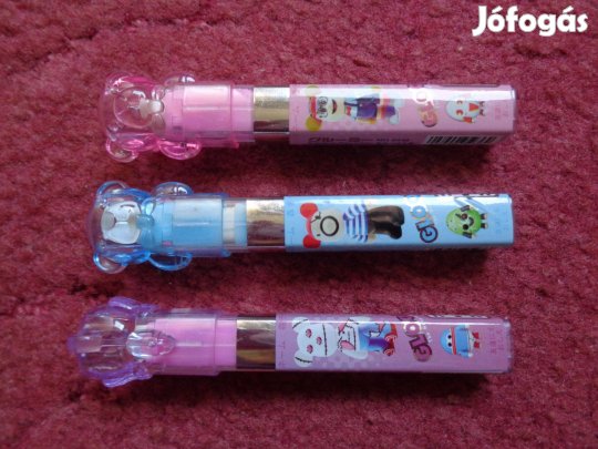 3 féle macis cserélhető hegyű radír 1000ft/db