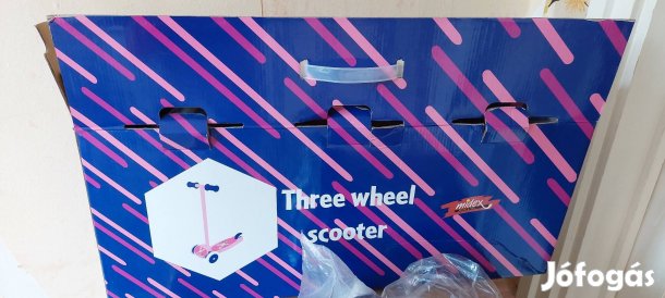 3 kerekű kislány roller