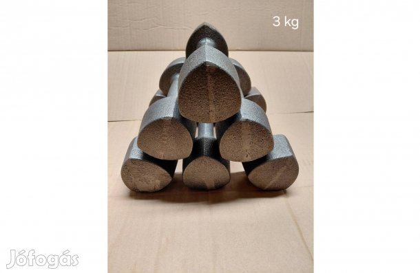 3 kg, 4 kg és 5 kg-os egykezes súlyzó