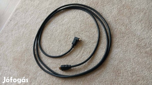 3 méter High Speed HDMI kábel, hajlított csatlakozó, eladó