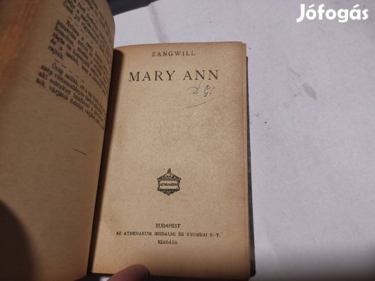 3 mű egyben - Pierre Loti - Egy spahi története + Zangwill - Mary Ann