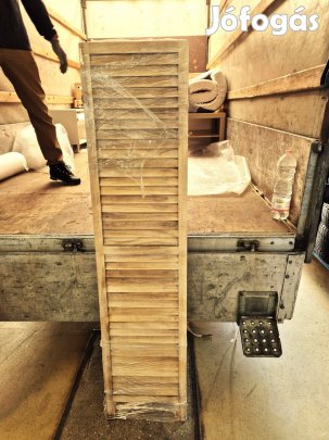 3 paneles tömör fa spanyolfal térelválasztó