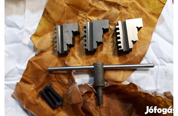 3 pofás esztergatokmány pofakészlet új eladó !