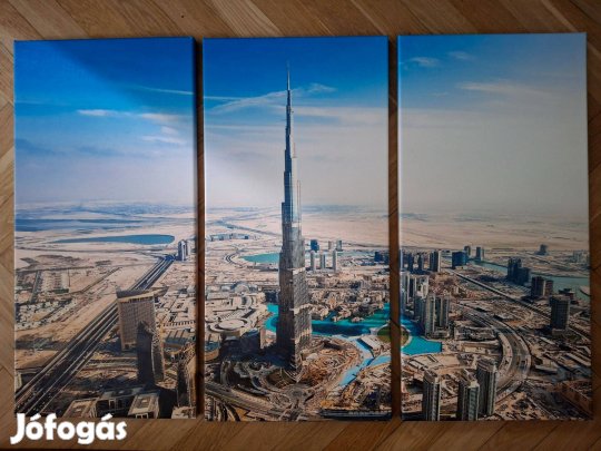 3 részes Dubai vászonkép