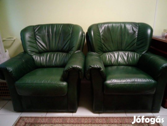 3 részes bőr ülőgarnitura szép állapotban eladó
